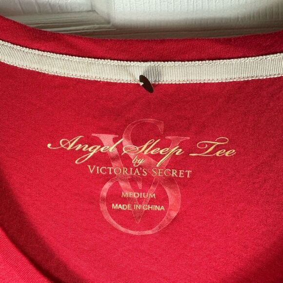 Angel Womens Victoria Secret Sleep Tee Size M - Picture 2 of 3